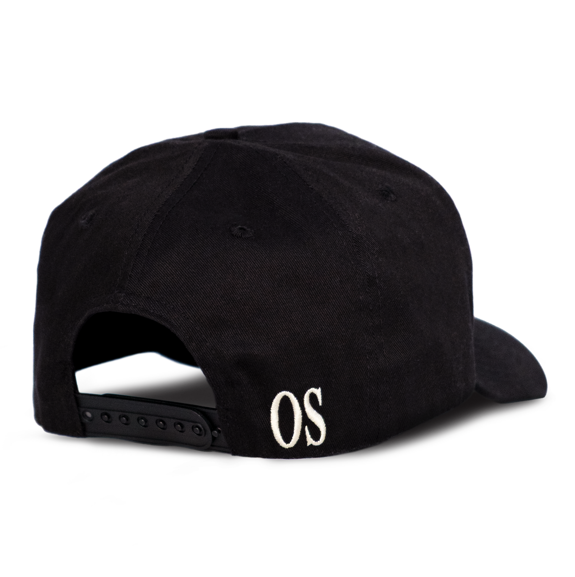 OS.TO A-Frame Snapback Black Staple V2 - Back view