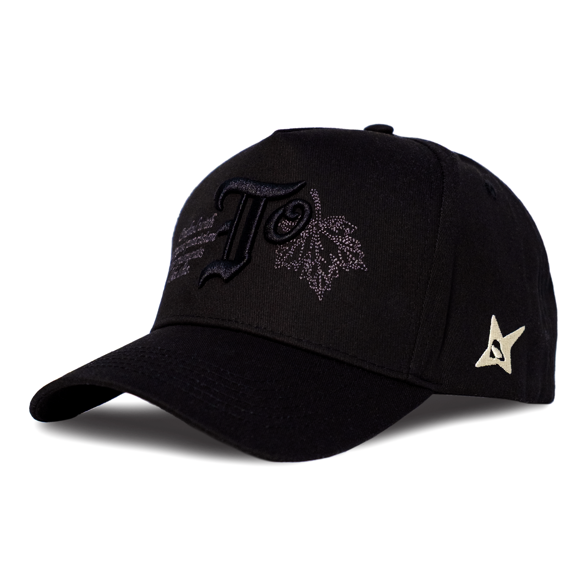 OS.TO A-Frame Snapback // Blackout