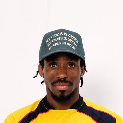 My Grass is Green A-Frame Snapback // Storm Green