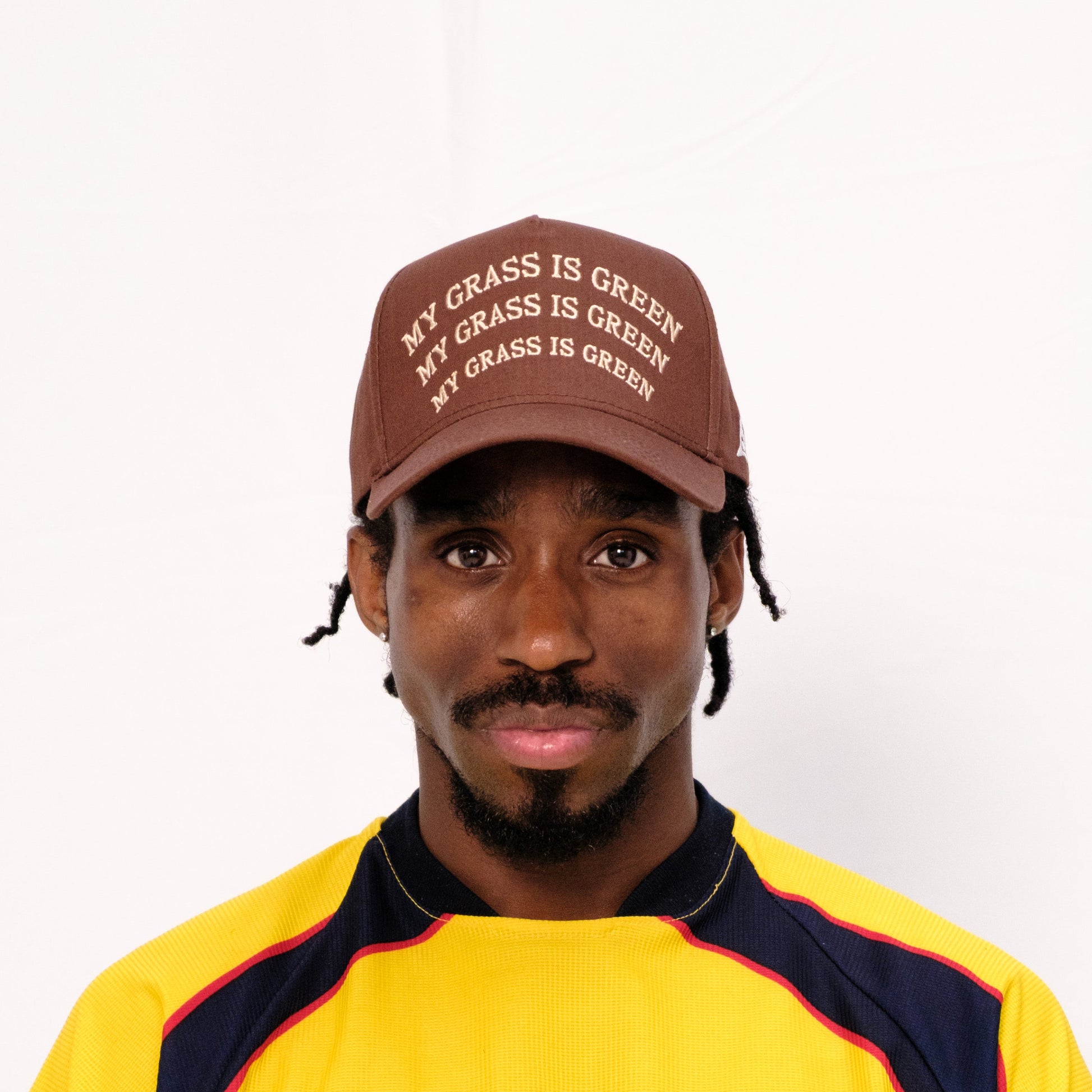 My Grass is Green A-Frame Snapback // ESPRESSO