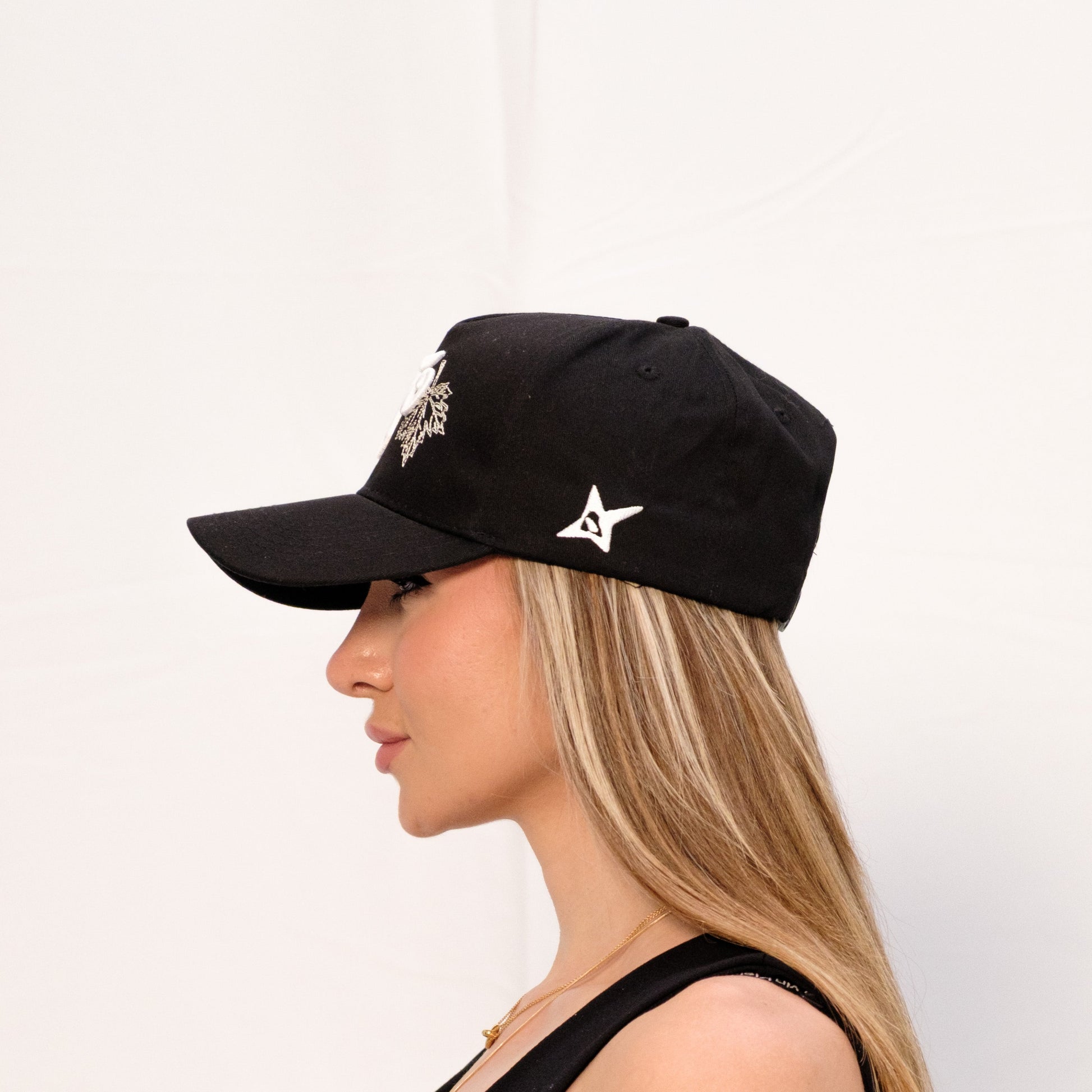 OS.TO A-Frame Snapback // Black Staple V2