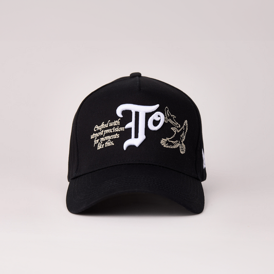 OS.TO A-Frame Snapback // Black Staple