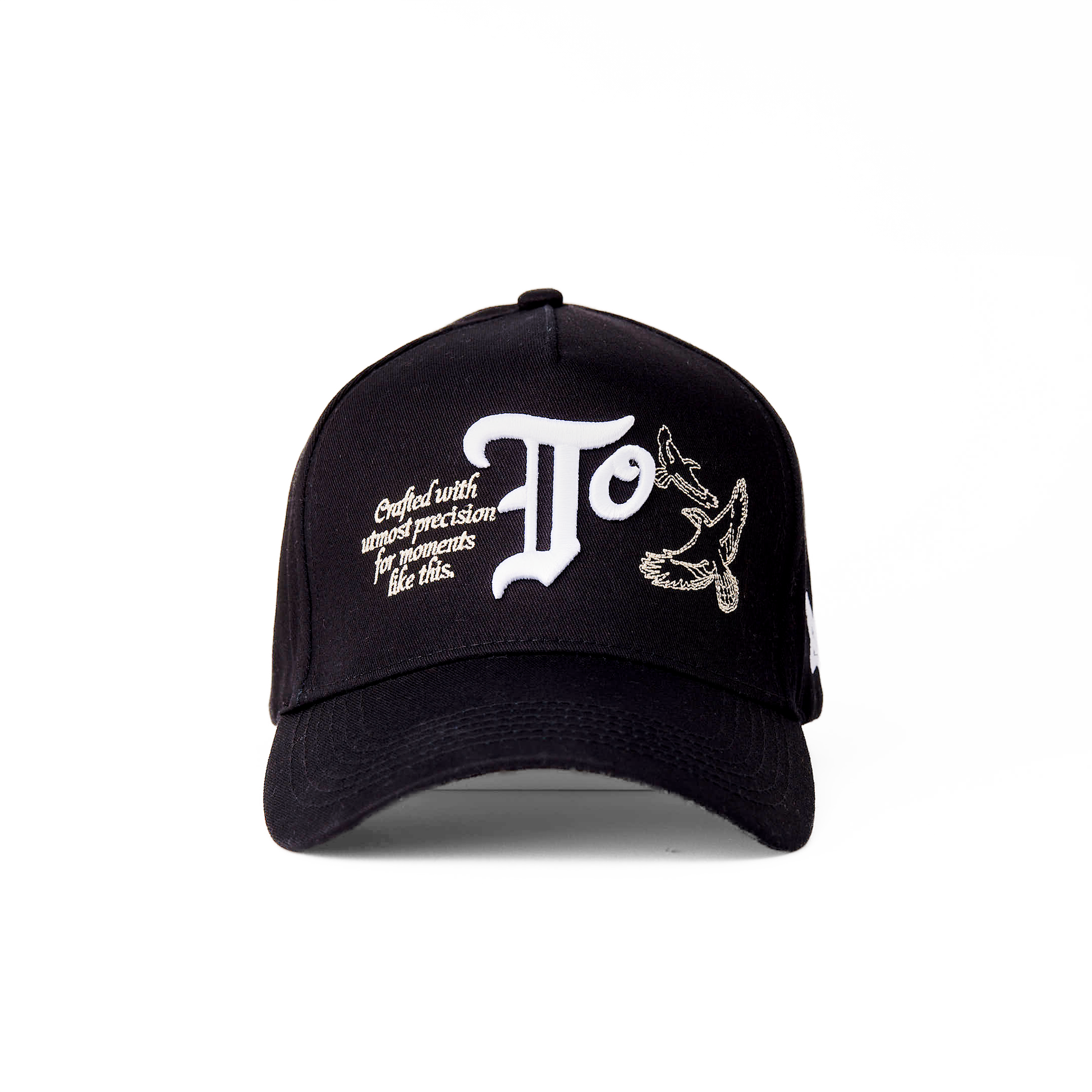 OS.TO A-Frame Snapback // Black Staple