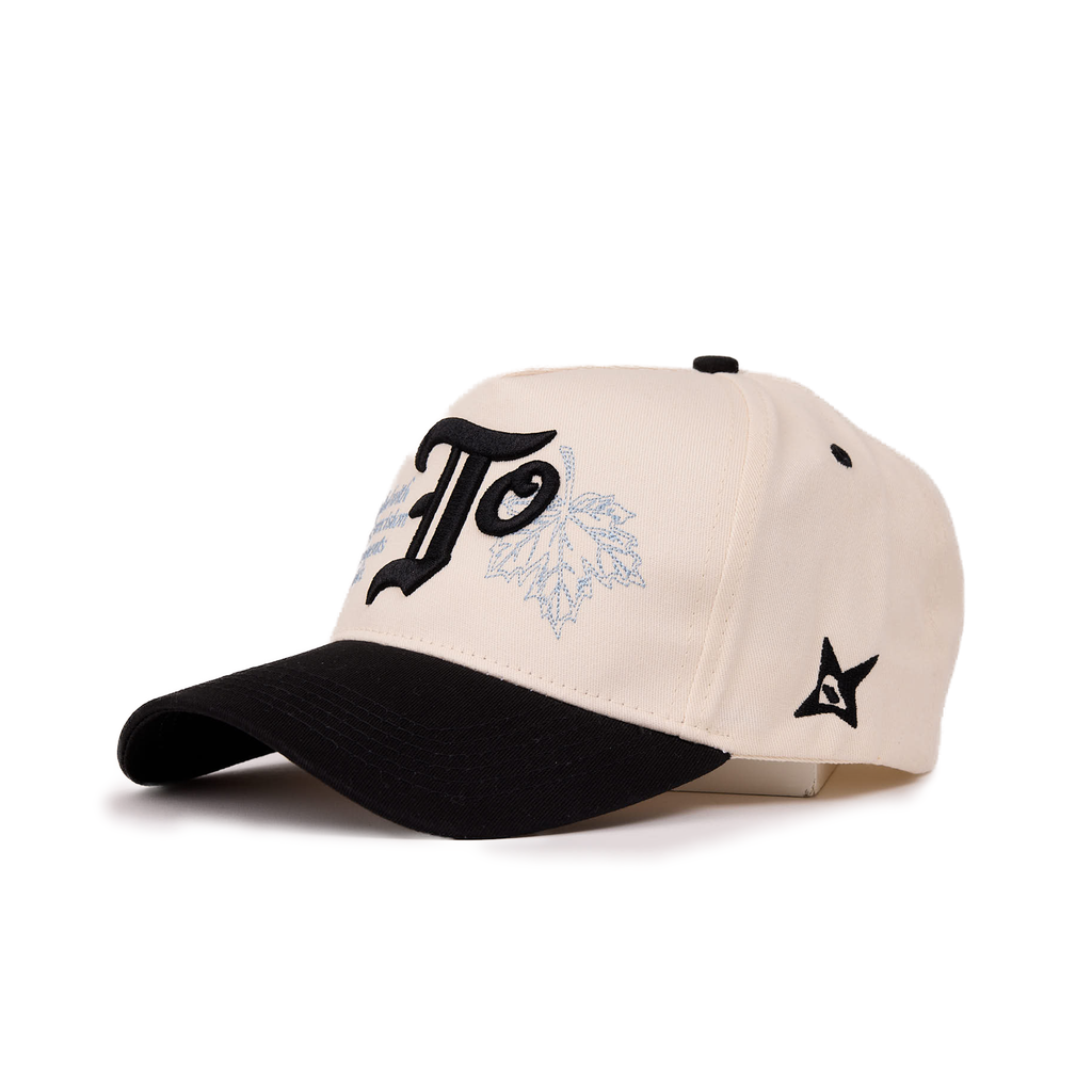 OS.TO A-Frame Snapback // Natural & Black